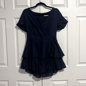 Altar’d State Dark Blue Romper Dress